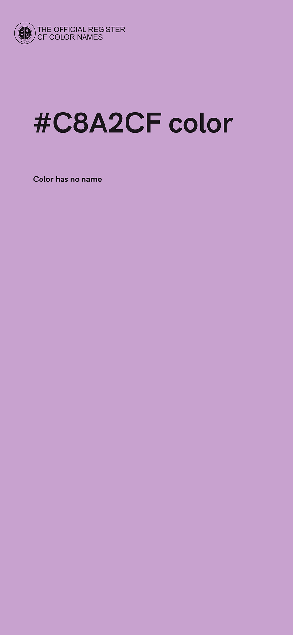 #C8A2CF color image