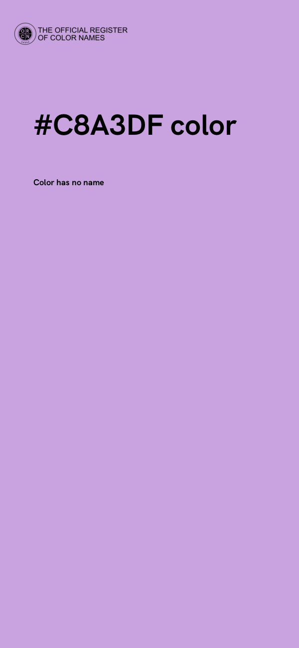 #C8A3DF color image