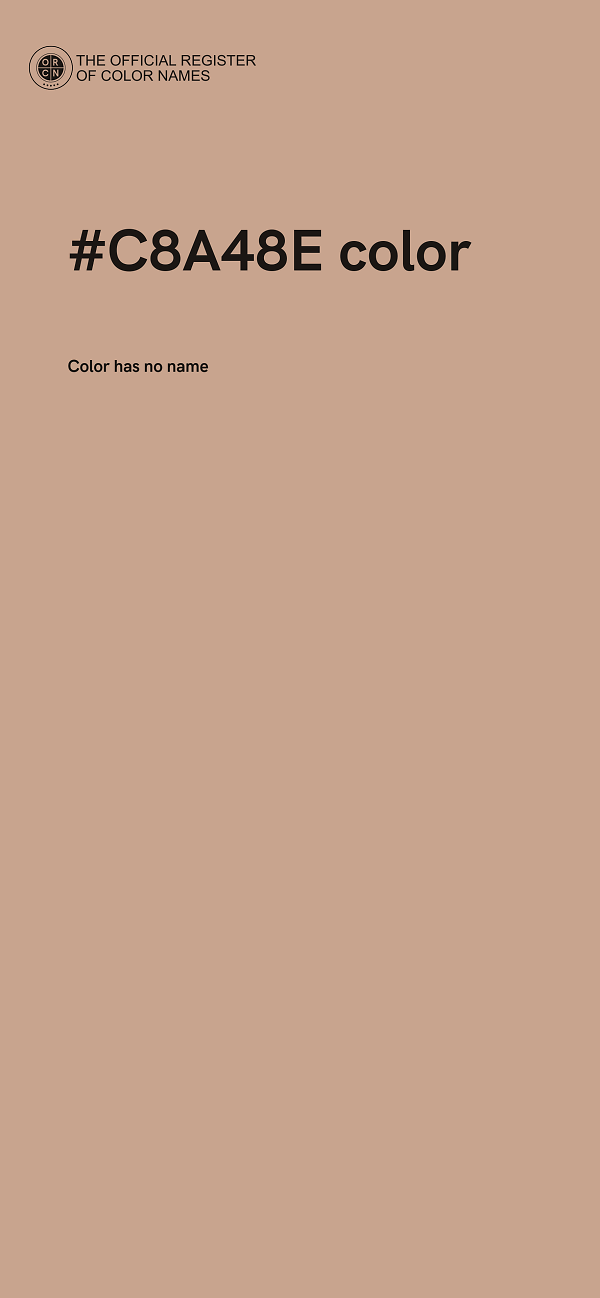#C8A48E color image