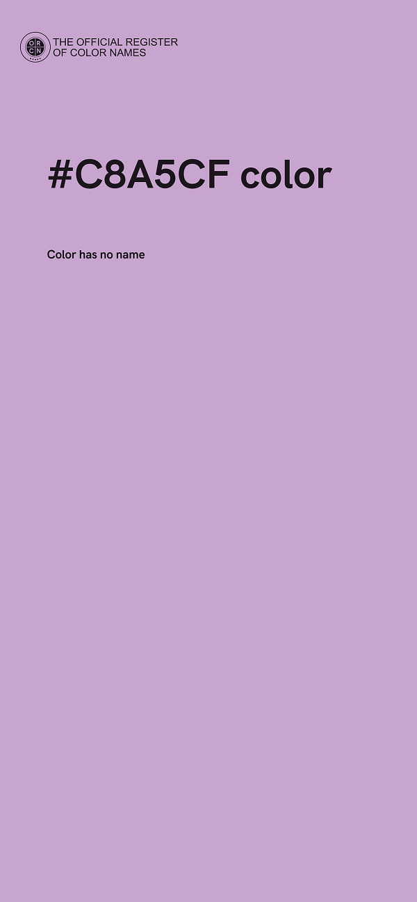 #C8A5CF color image