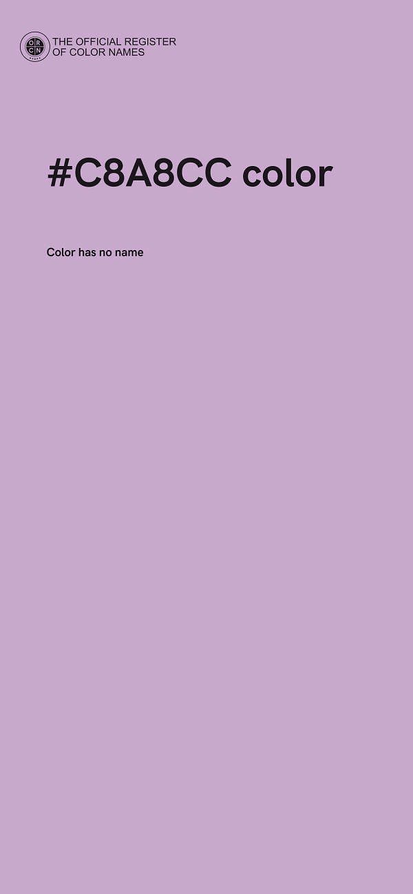 #C8A8CC color image
