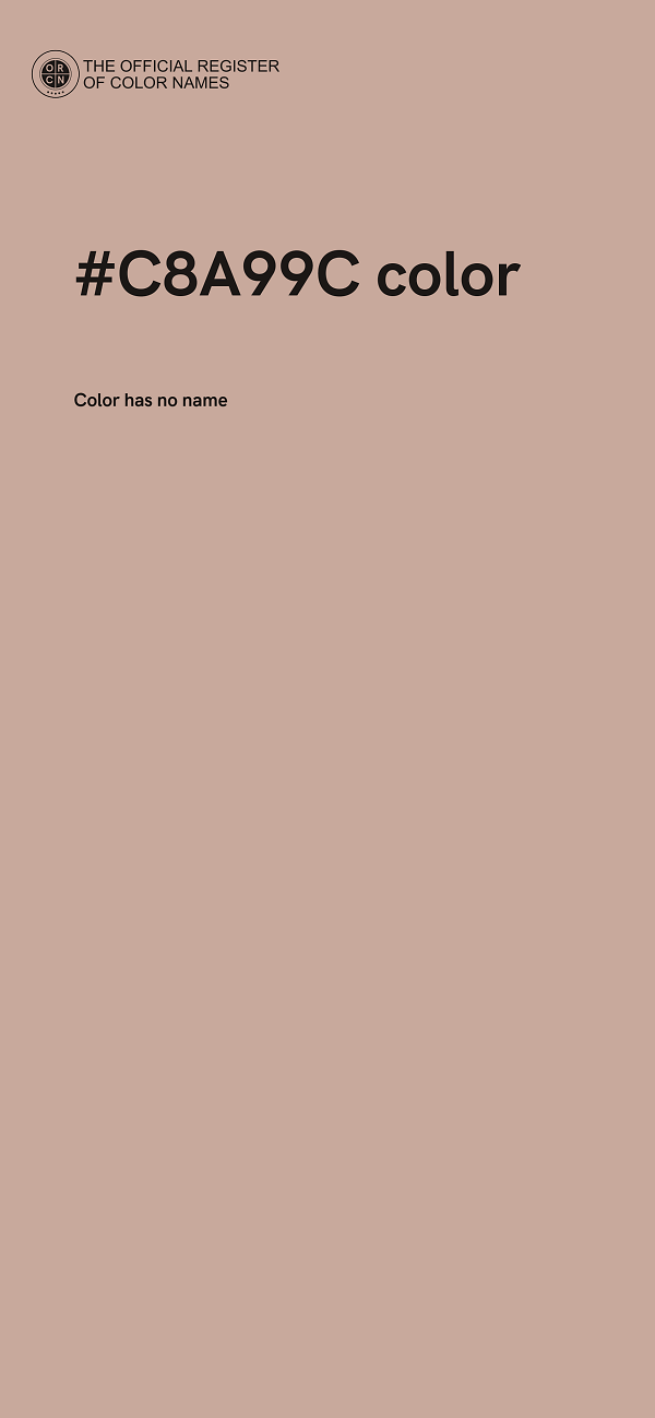 #C8A99C color image