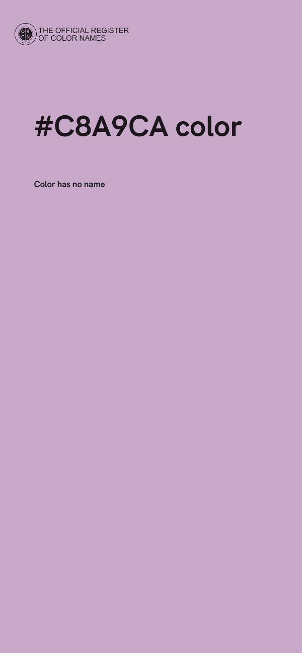 #C8A9CA color image