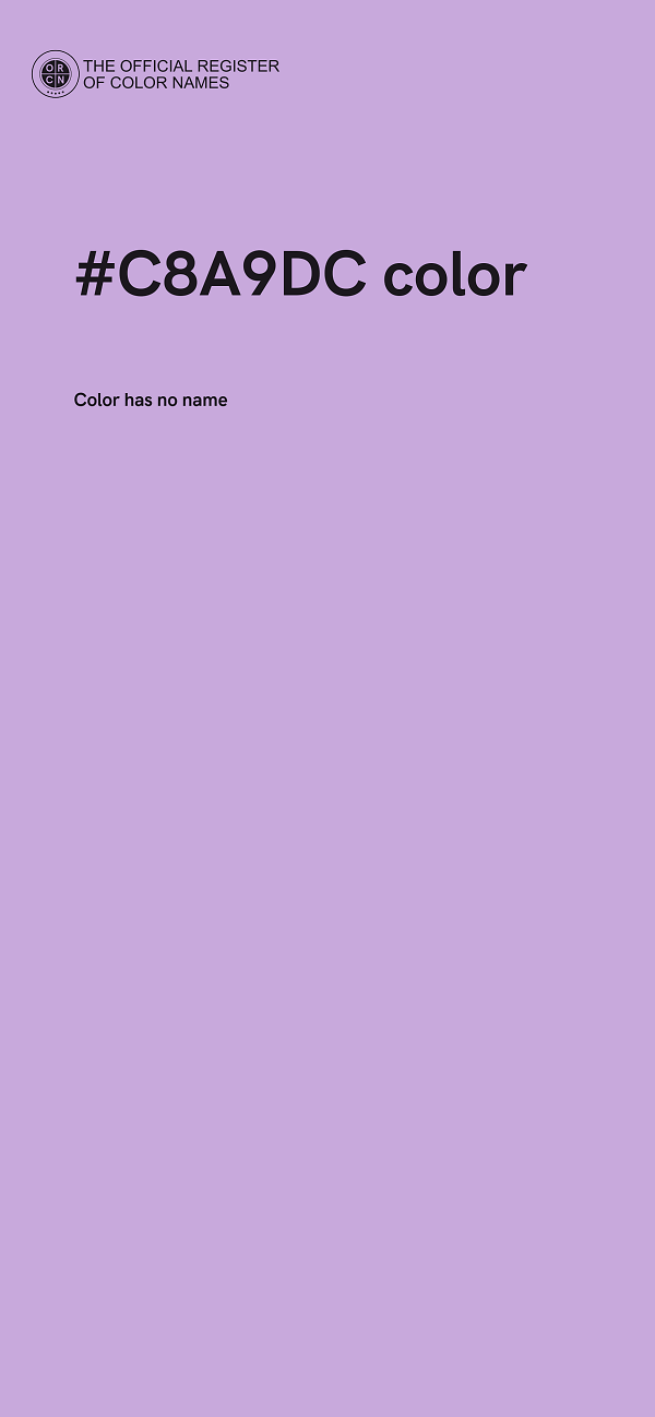 #C8A9DC color image