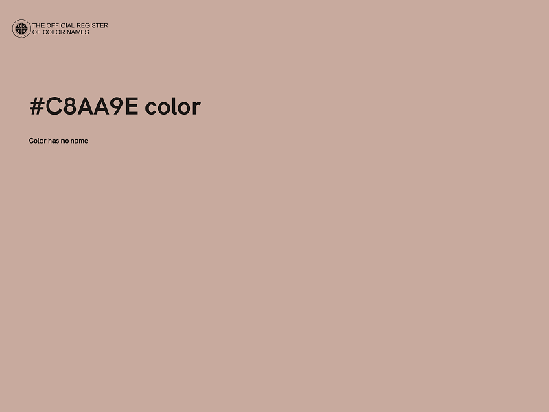 #C8AA9E color image