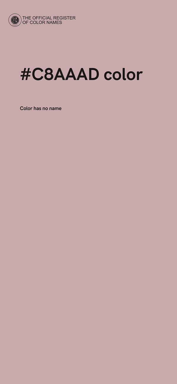 #C8AAAD color image