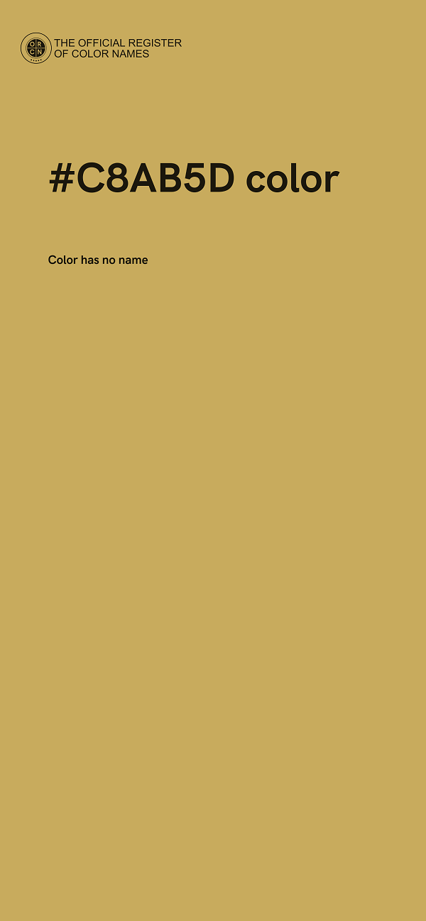 #C8AB5D color image