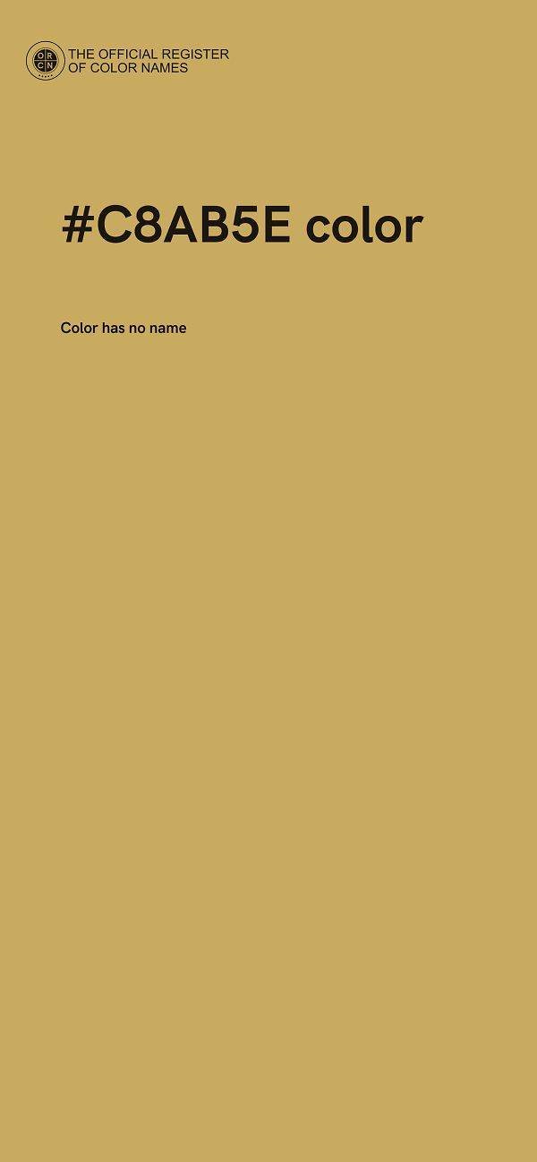 #C8AB5E color image