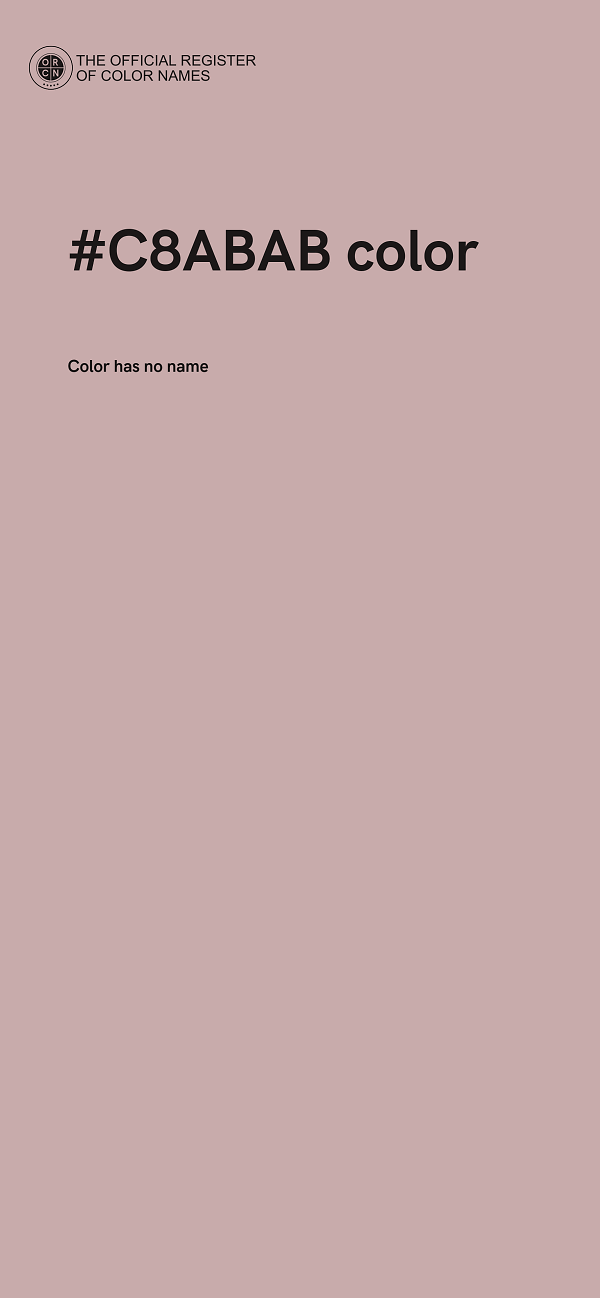 #C8ABAB color image