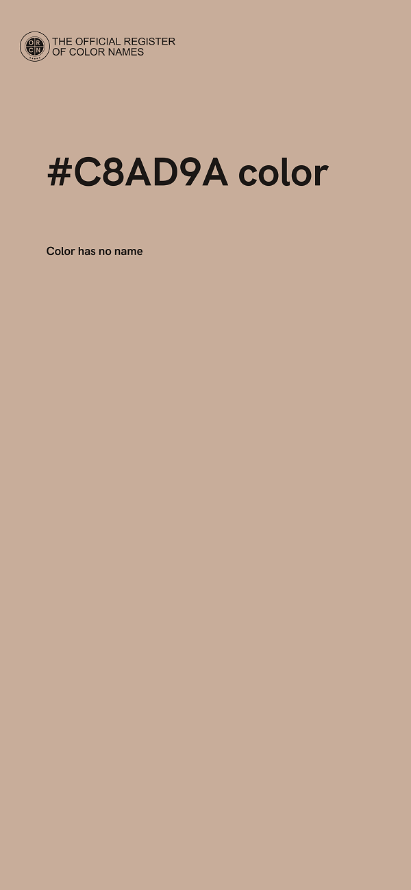 #C8AD9A color image