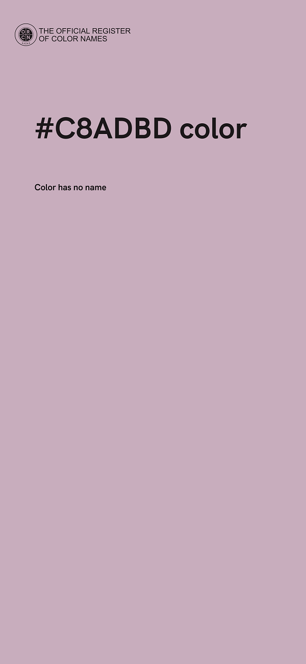 #C8ADBD color image