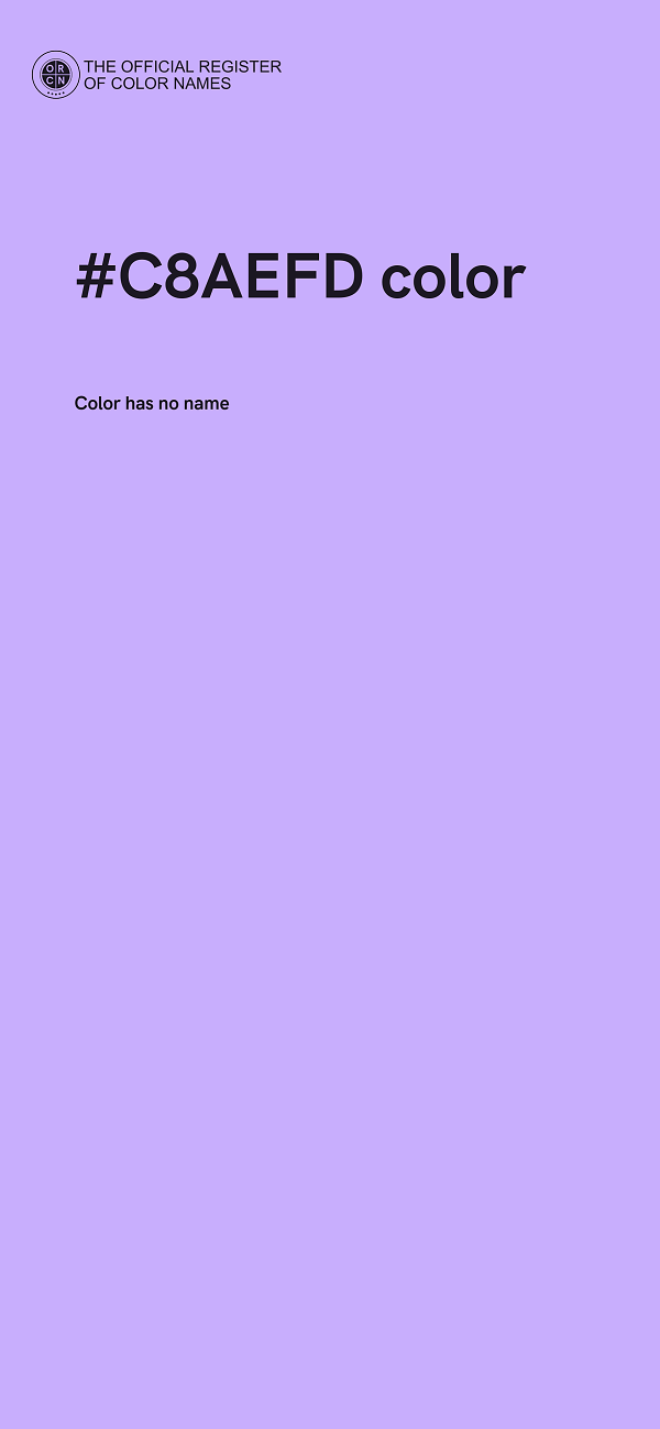 #C8AEFD color image