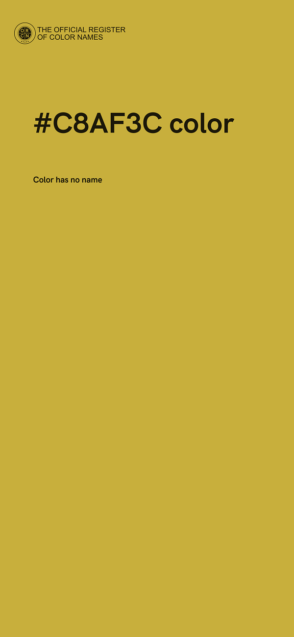 #C8AF3C color image