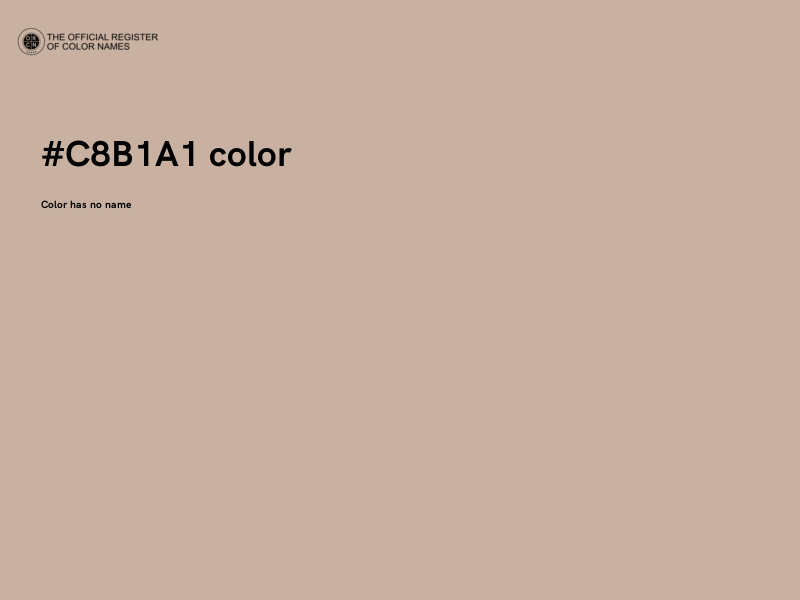 #C8B1A1 color image