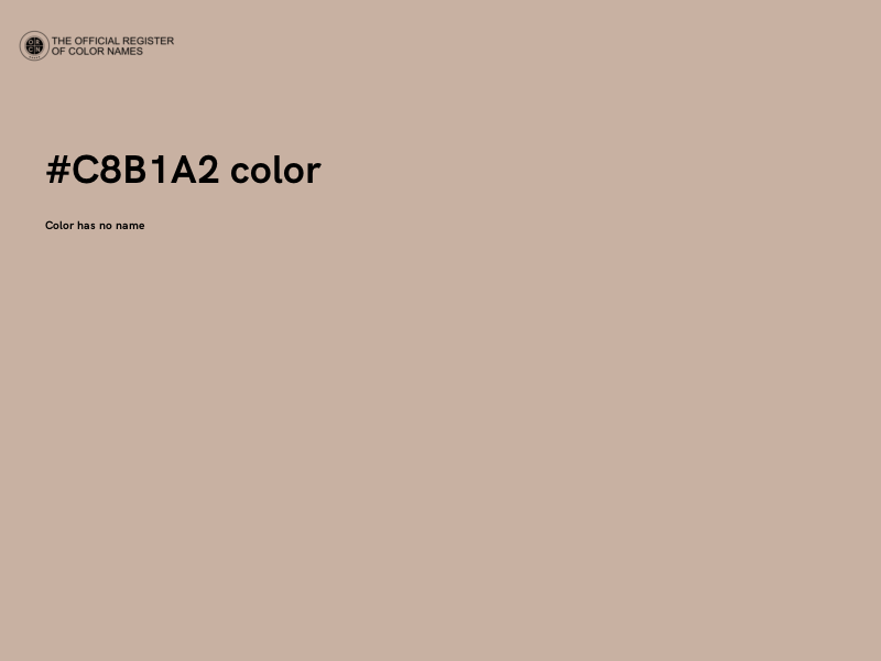 #C8B1A2 color image