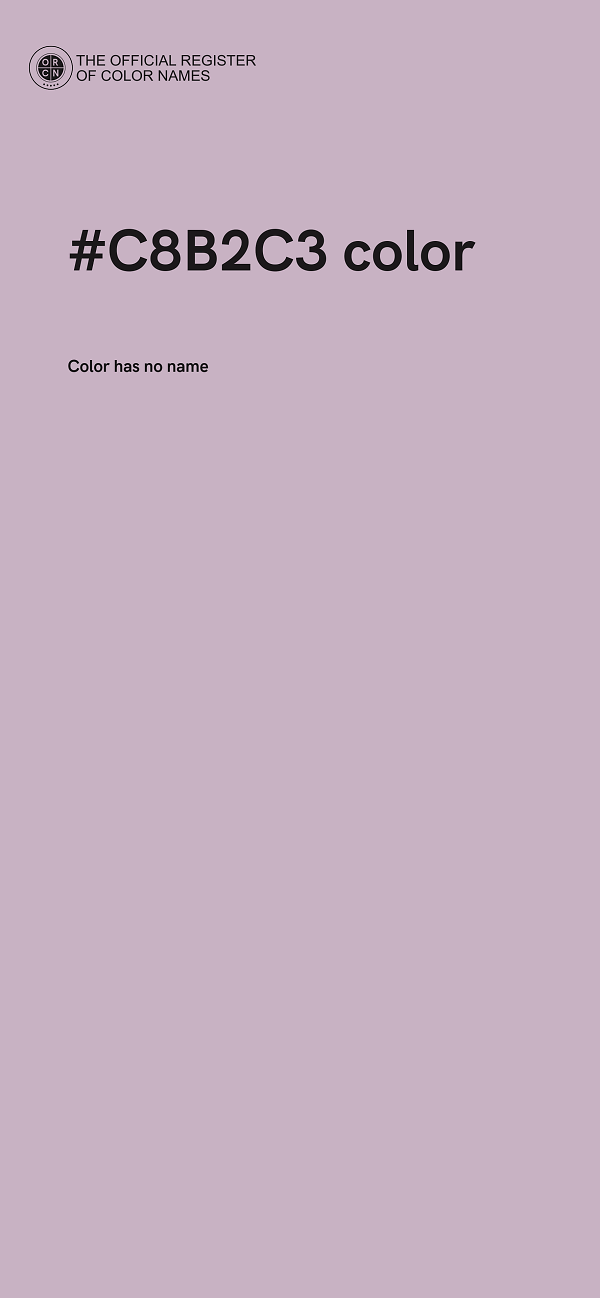 #C8B2C3 color image