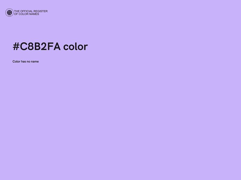 #C8B2FA color image