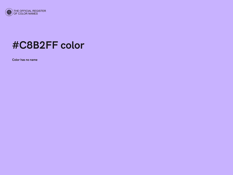 #C8B2FF color image