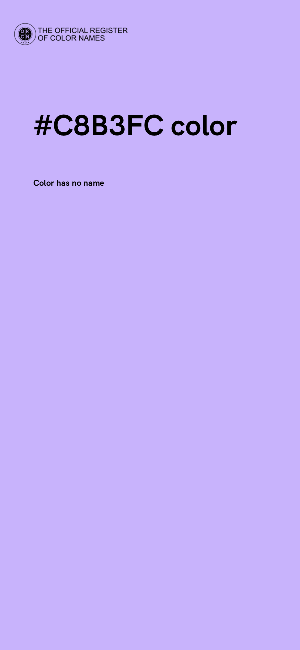 #C8B3FC color image