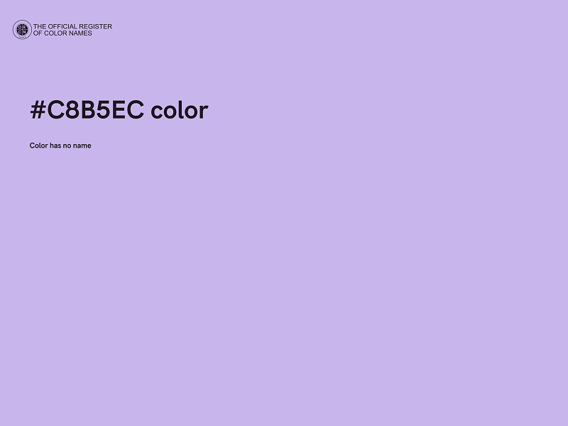 #C8B5EC color image