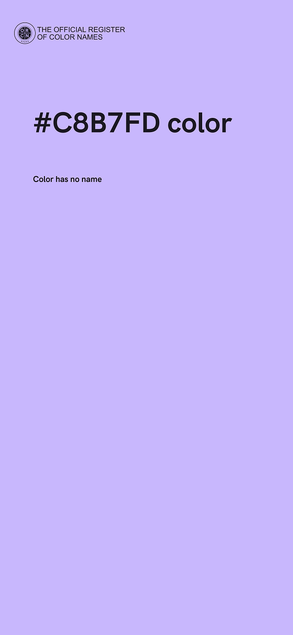 #C8B7FD color image