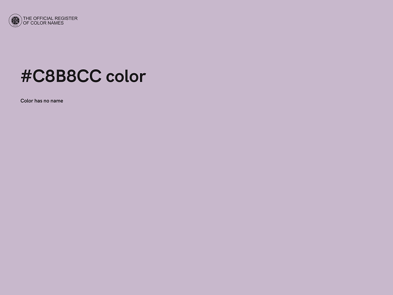 #C8B8CC color image