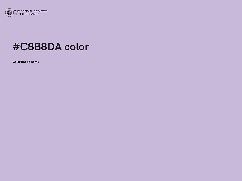 #C8B8DA color image