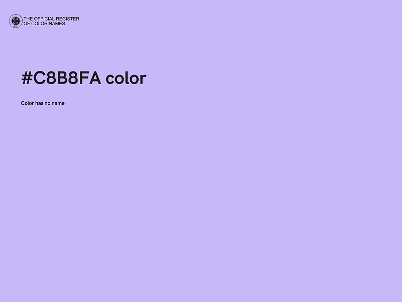 #C8B8FA color image