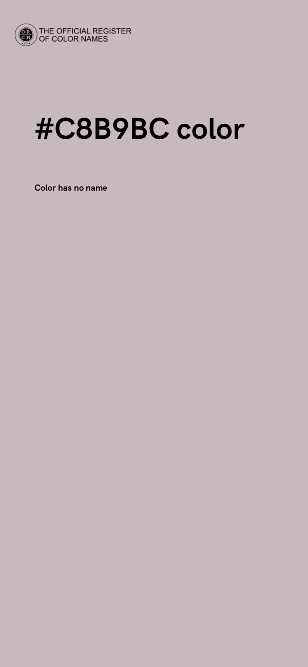 #C8B9BC color image