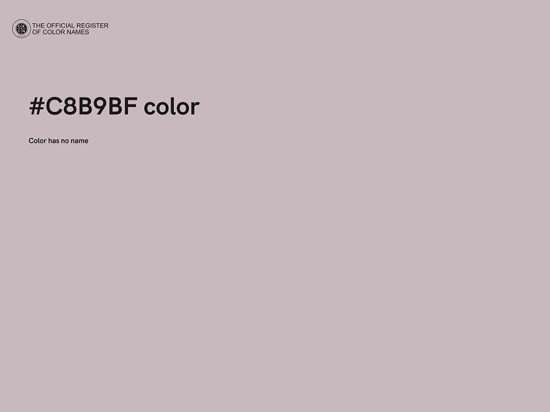 #C8B9BF color image