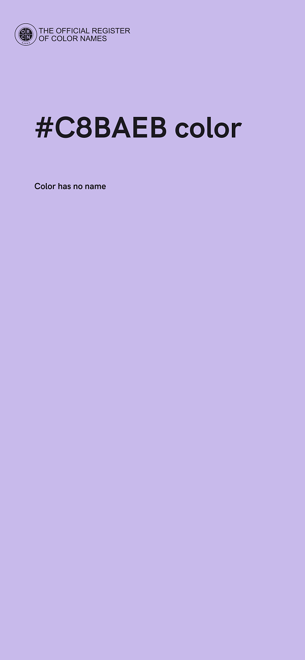 #C8BAEB color image