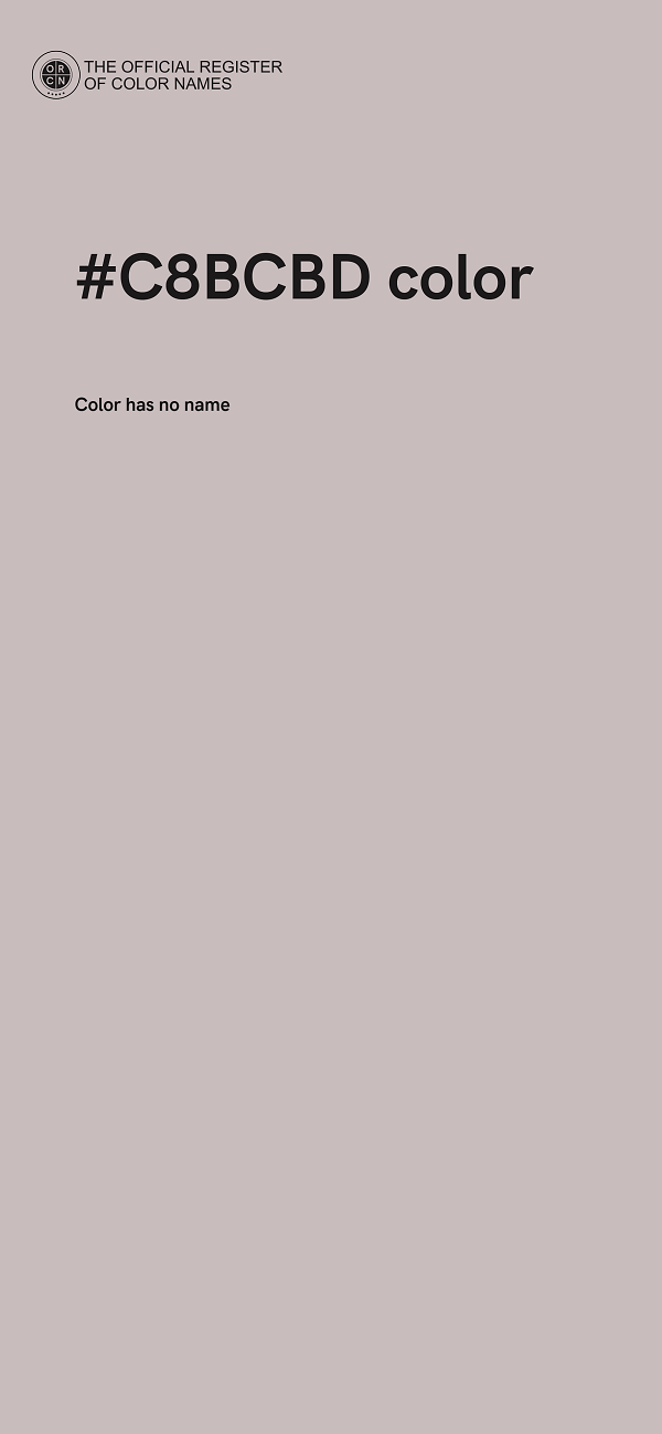 #C8BCBD color image