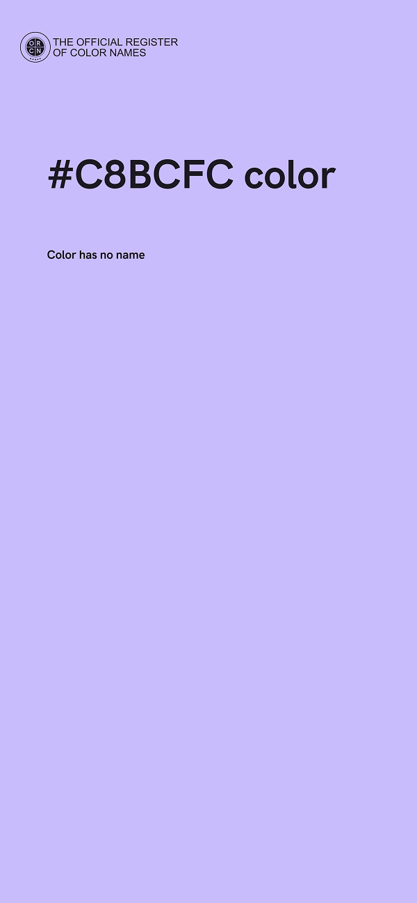 #C8BCFC color image