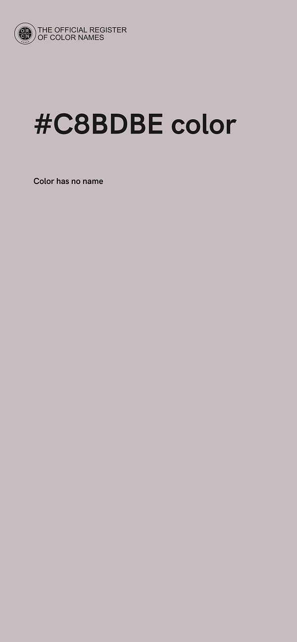 #C8BDBE color image