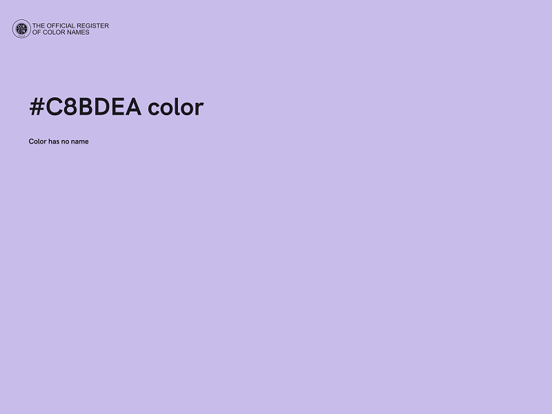 #C8BDEA color image