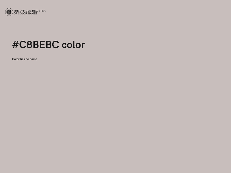 #C8BEBC color image