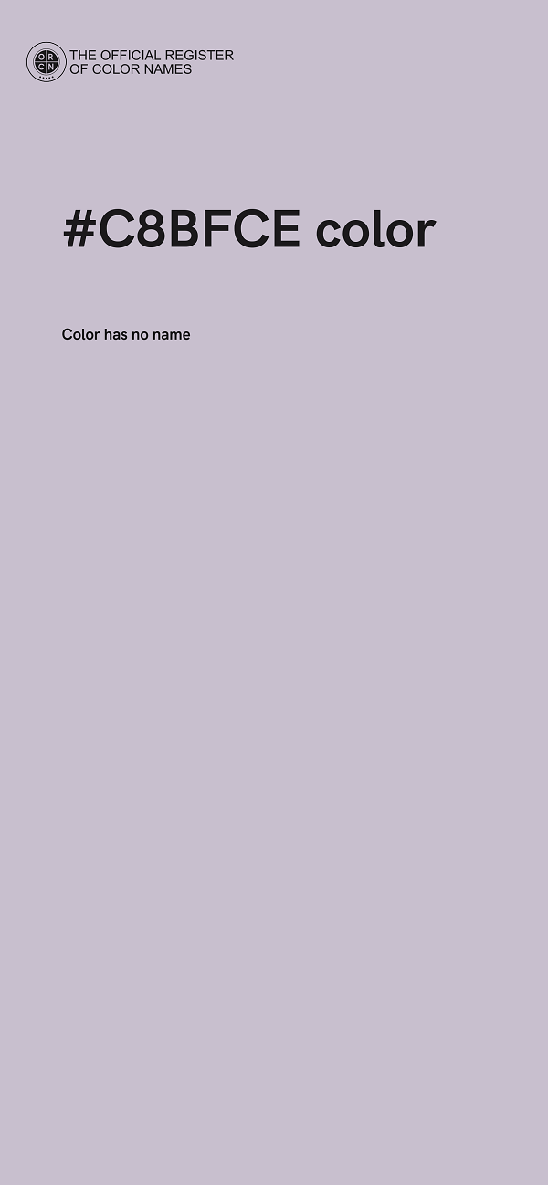 #C8BFCE color image