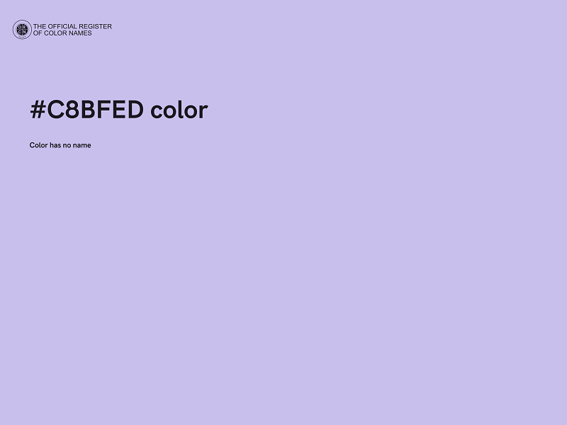 #C8BFED color image