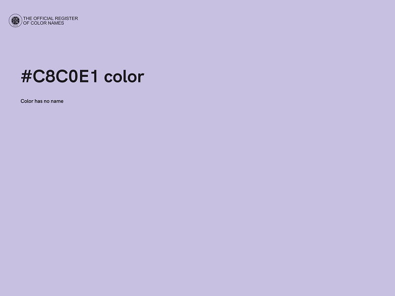 #C8C0E1 color image