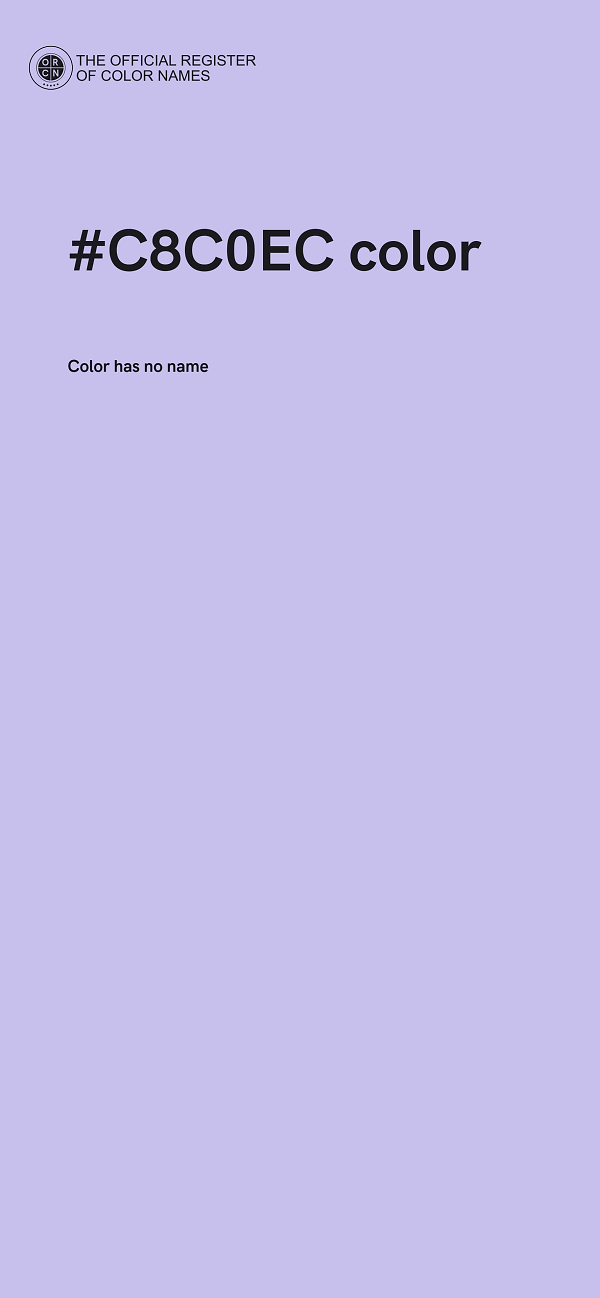 #C8C0EC color image