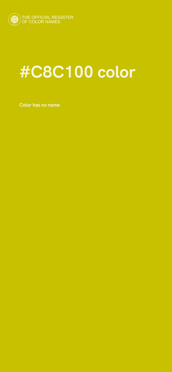 #C8C100 color image
