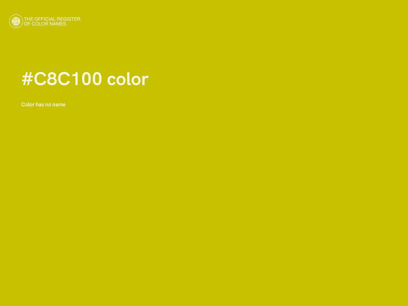 #C8C100 color image