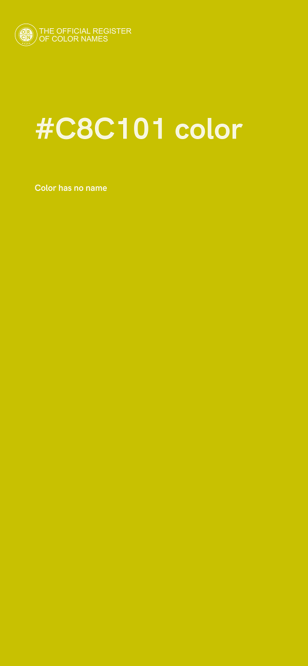 #C8C101 color image