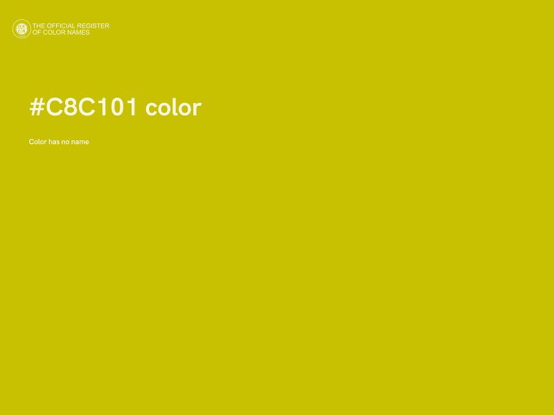 #C8C101 color image