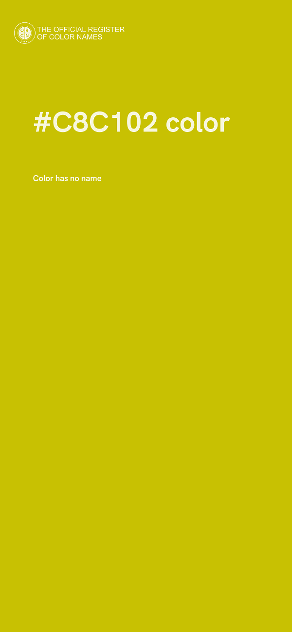 #C8C102 color image