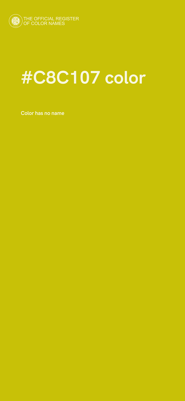 #C8C107 color image