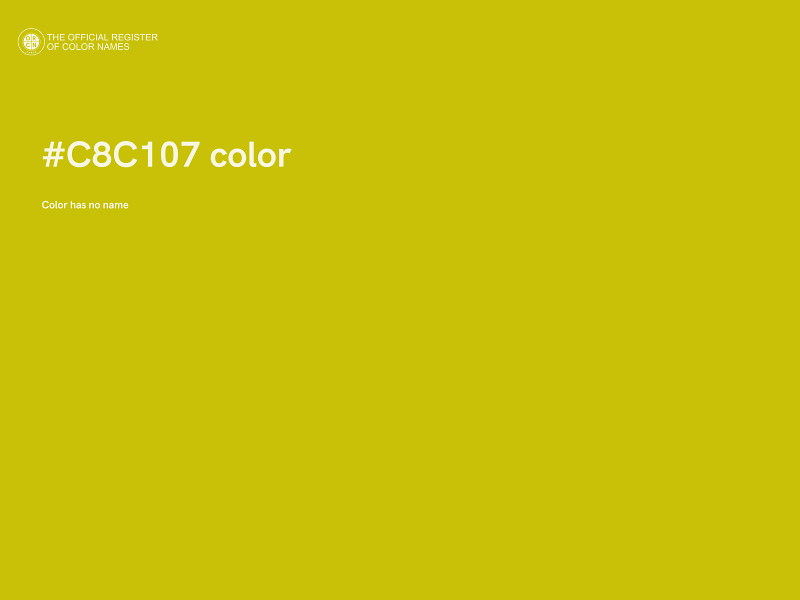 #C8C107 color image