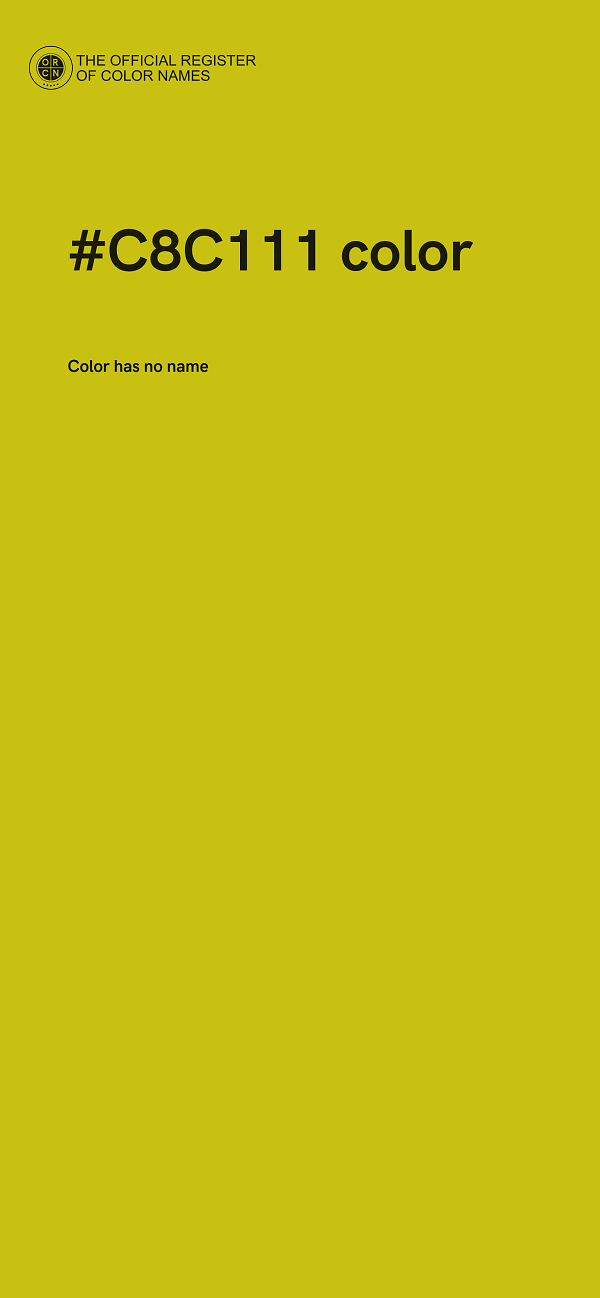 #C8C111 color image