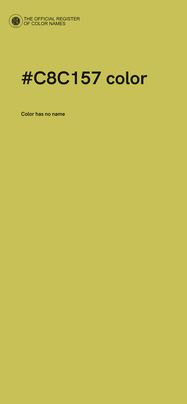 #C8C157 color image