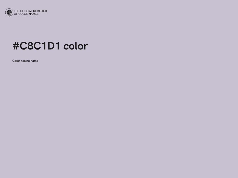#C8C1D1 color image